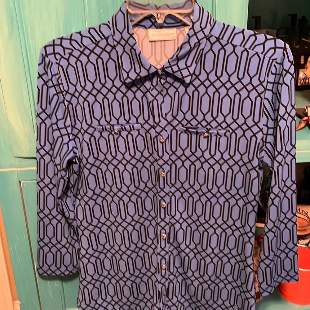 NY & Company 3/4 sleeve stretchy shirt